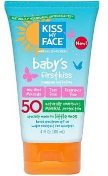 Kiss My Face Bebekler için Mineralli Güneş Kremi SPF